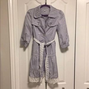 Silver Peppe Peluso Coat -Small